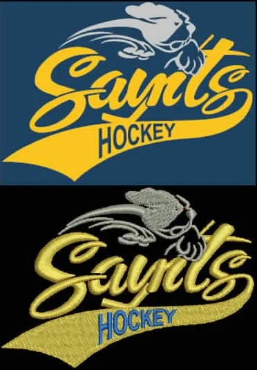 custom logo design created for 3D puff embroidery